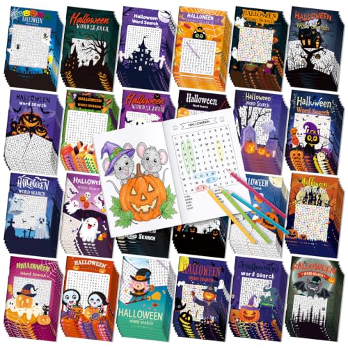 Liliful Lot de 144 livres de coloriage pour Halloween