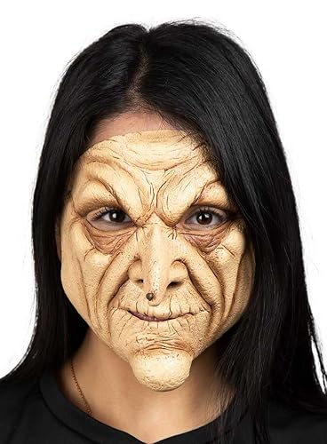 Waldschrat Sorcière - Masque en latex de lhorreur - Demi-mas