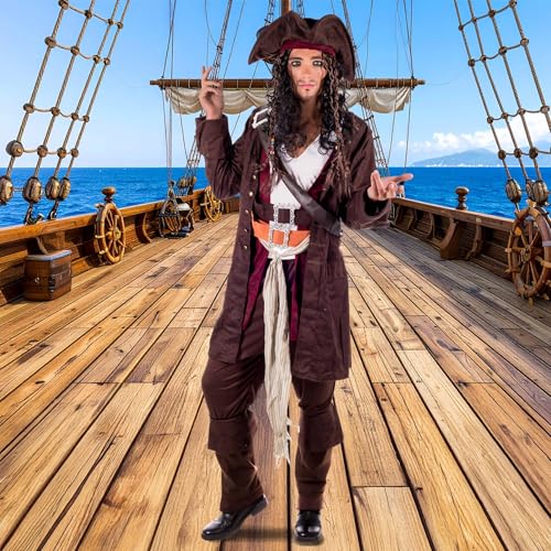 Fun Shack Deguisement Pirate Homme, Costume Pirate Homme, De