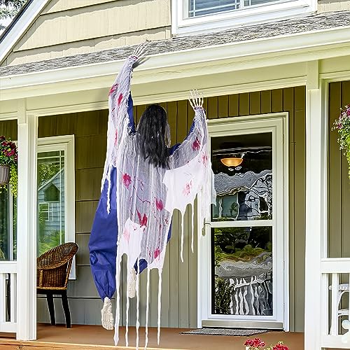 JOYIN Décoration Murale Zombie grimpante dhalloween de 160 c