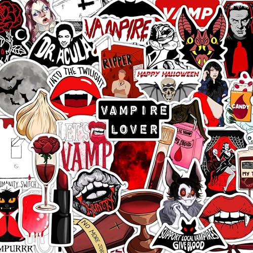 BulbaCraft Lot de 100 autocollants de vampire - Cadeaux de v
