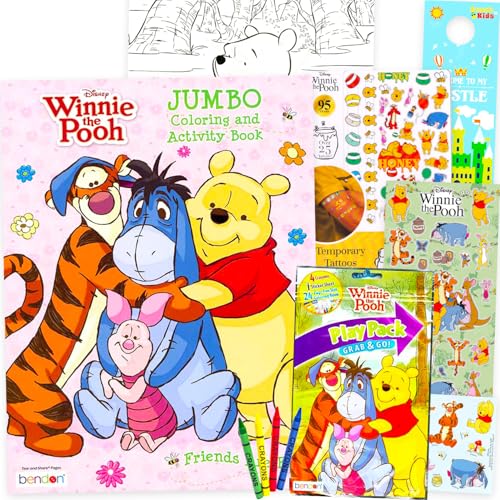 Disney Ensemble de livres de coloriage Winnie lourson pour e
