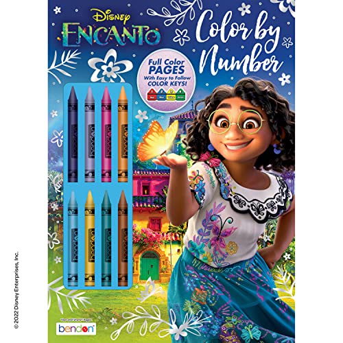 Disney Encanto 32 Page Color by Number Coloring and Activity